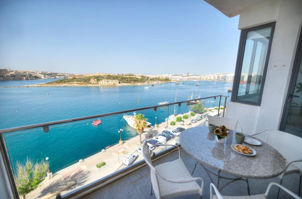 Bright And Spacious 3 Bedroom With Breathtaking Views - Goslm-5 * Sliema